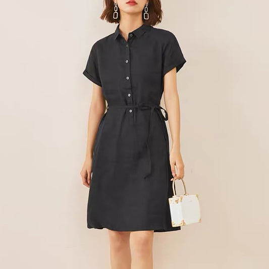 Robe chemise femme avec ceinture Chic und Stil