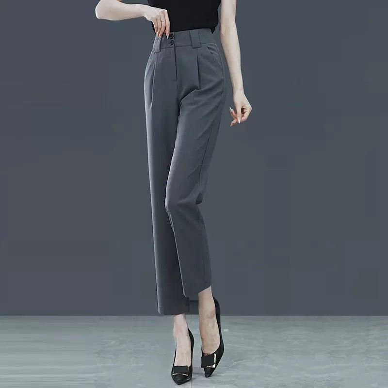 Pantalon taille haute ajusté pour femmes Chic und Stil 1750846599