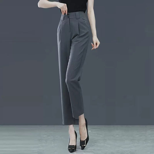Pantalon taille haute ajusté pour femmes Chic und Stil 1750846599
