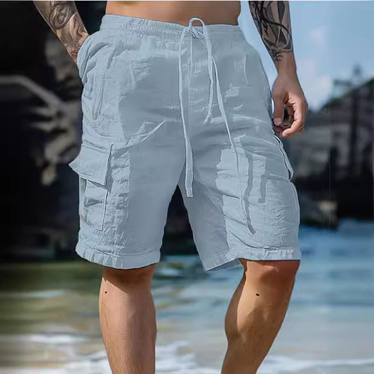 Shorts cargo pour hommes avec plusieurs poches Chic und Stil