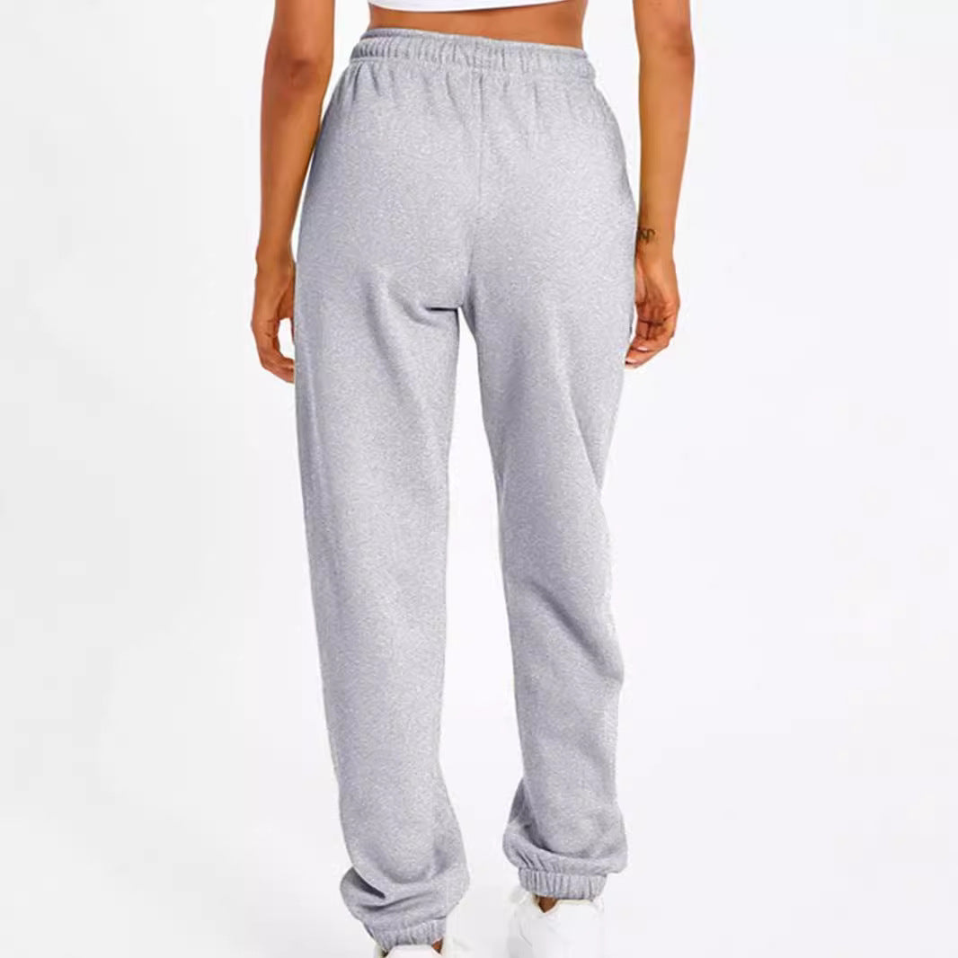 Dames confortable pantalon de sport avec taille élastique et poches latérales Chic und Stil