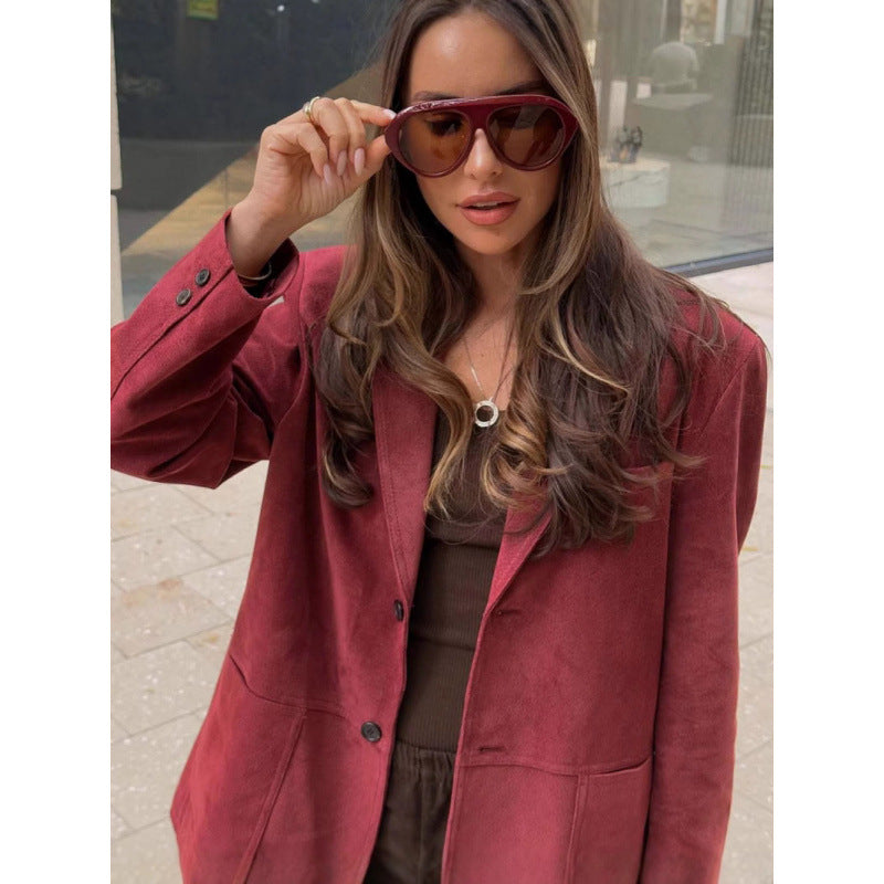 Blazer mode pour femmes en tissu de haute qualité Chic und Stil