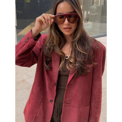 Blazer mode pour femmes en tissu de haute qualité Chic und Stil