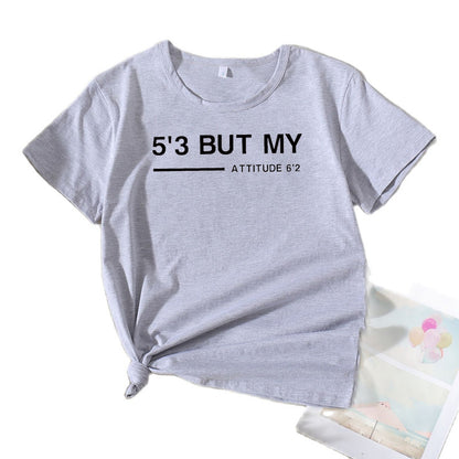 Dames Casual Attitude Graphic T-shirt Chic und Stil 1751262044