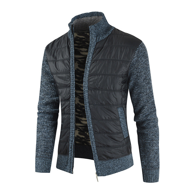 Functional jacket for men with modern high collar and innovative materials Chic and Style