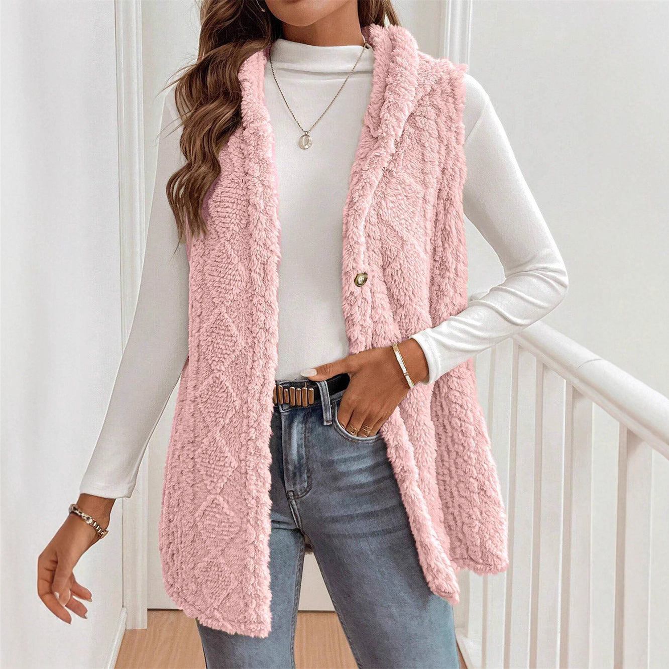 Dames gilet confortable Chic und Stil