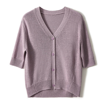 Gilet tricot à manches courtes pour femmes Chic und Stil