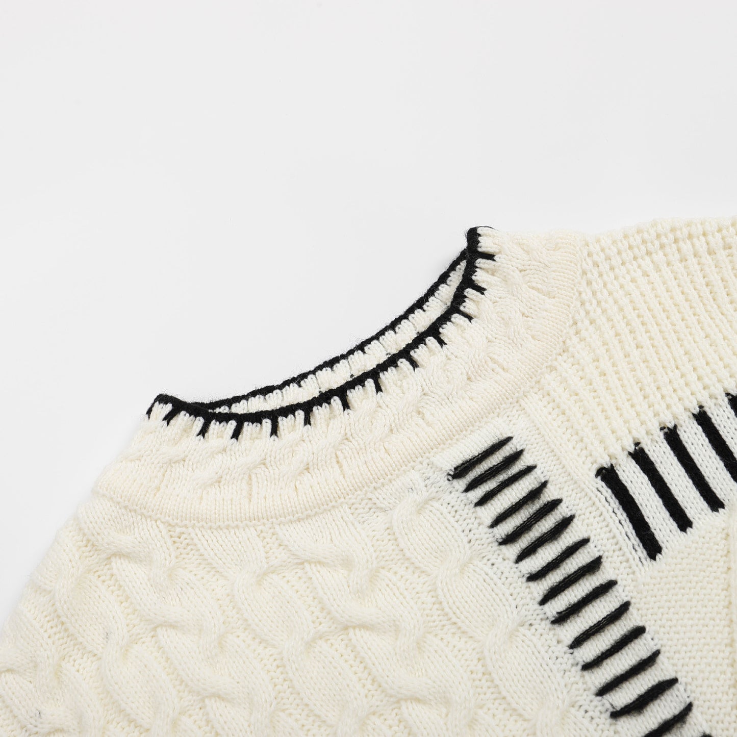 Pull en tricot décontracté pour femmes avec motif graphique Chic und Stil