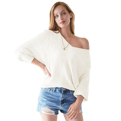 Pull en tricot pour femmes avec un motif ajouré tendance et une coupe oversized Chic und Stil