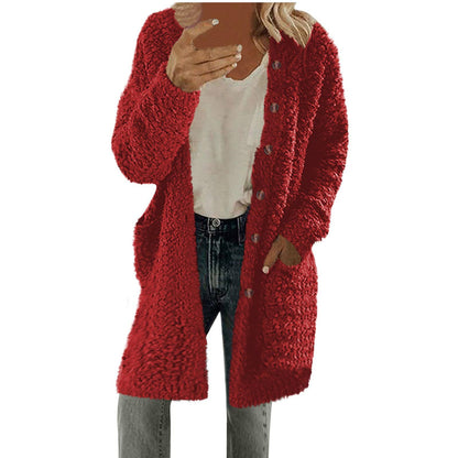 Dames Pull Cardigan Chic und Stil