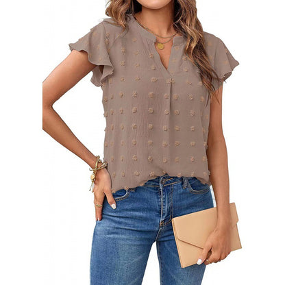Chemisier femme avec manches volantes Chic und Stil