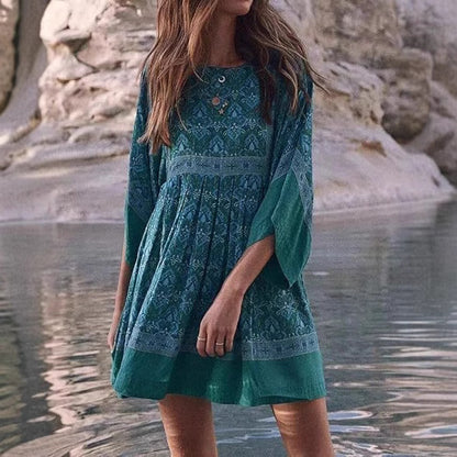Robe courte Boho-Chic Chic und Stil pour femmes