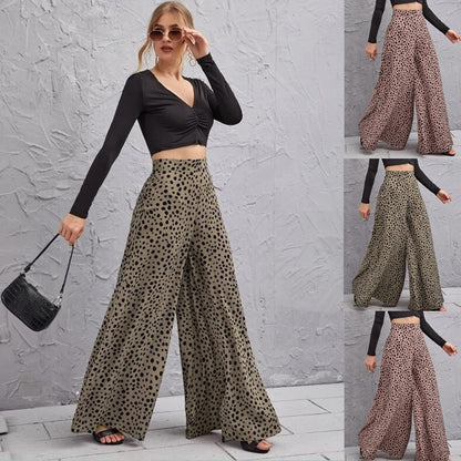 Ladies Wide High Waist Pants Chic and Style