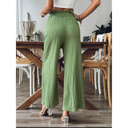 Airy palazzo pants for women with elastic waistband and large pockets Chic und Stil