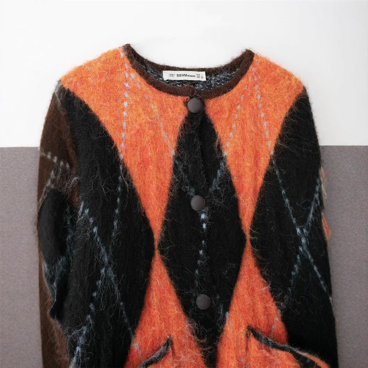 Dames Gilet à motifs avec deux poches plaquées Chic und Stil