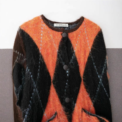 Dames Gilet à motifs avec deux poches plaquées Chic und Stil