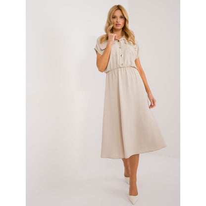 Robe chemise à manches courtes de loisirs pour femmes Chic und Stil