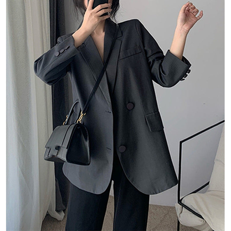 Blazer Femme Tailleur Croisé Chic und Stil 1750846392