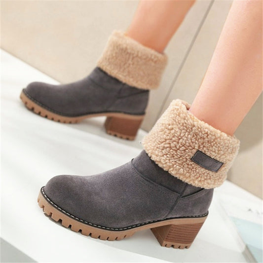 Bottes pour femmes avec tige doublée et semelle antidérapante Chic und Stil