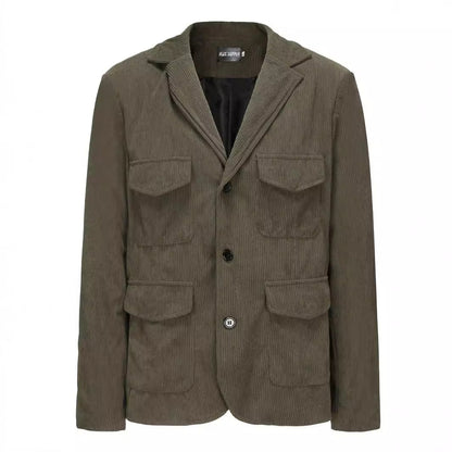 Blazer en cord pour femmes avec poches fonctionnelles Chic und Stil
