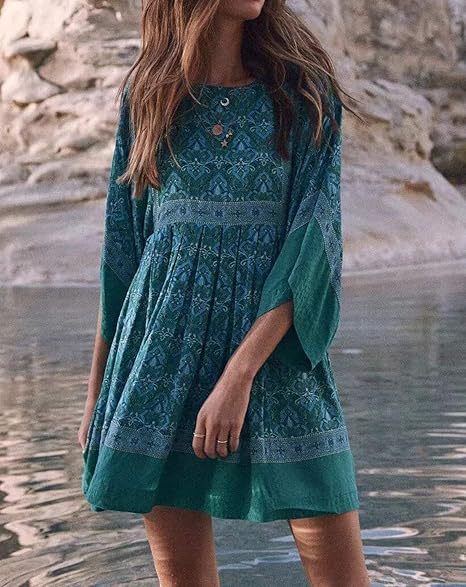 Robe courte Boho-Chic Chic und Stil pour femmes