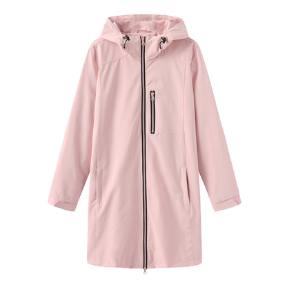 Functional women's jacket with adjustable hood Chic and Style