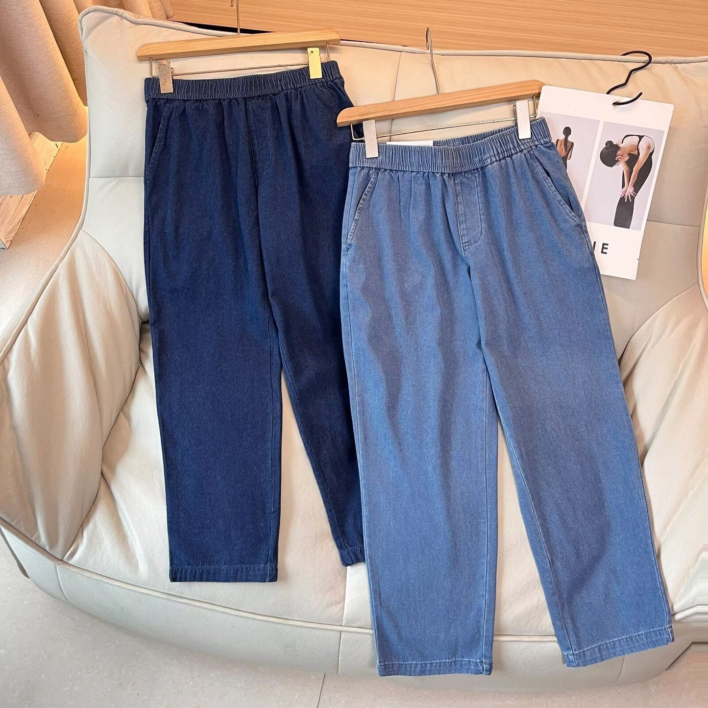 Pantalons en denim confortables pour femmes Chic & Stil