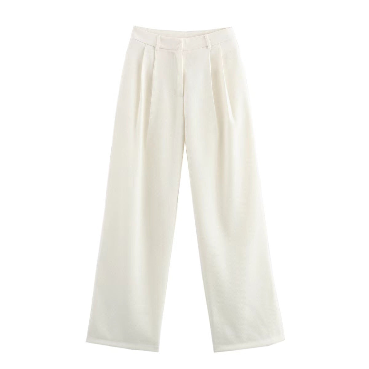 Wide palazzo pants for women with an elegant pleat treatment at the waist Chic und Stil