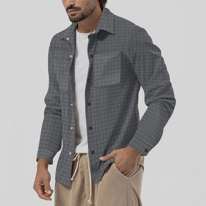 Chemise à carreaux décontractée pour hommes avec deux poches poitrine et coupe moderne Chic und Stil