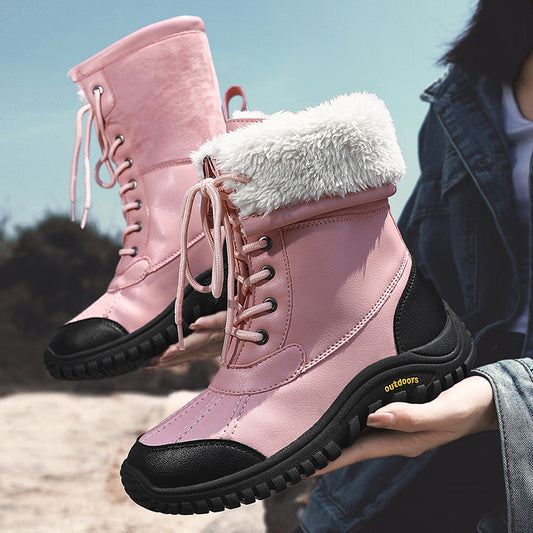 Bottes d'hiver chaudes pour femmes avec doublure isolante et semelle antidérapante Chic und Stil