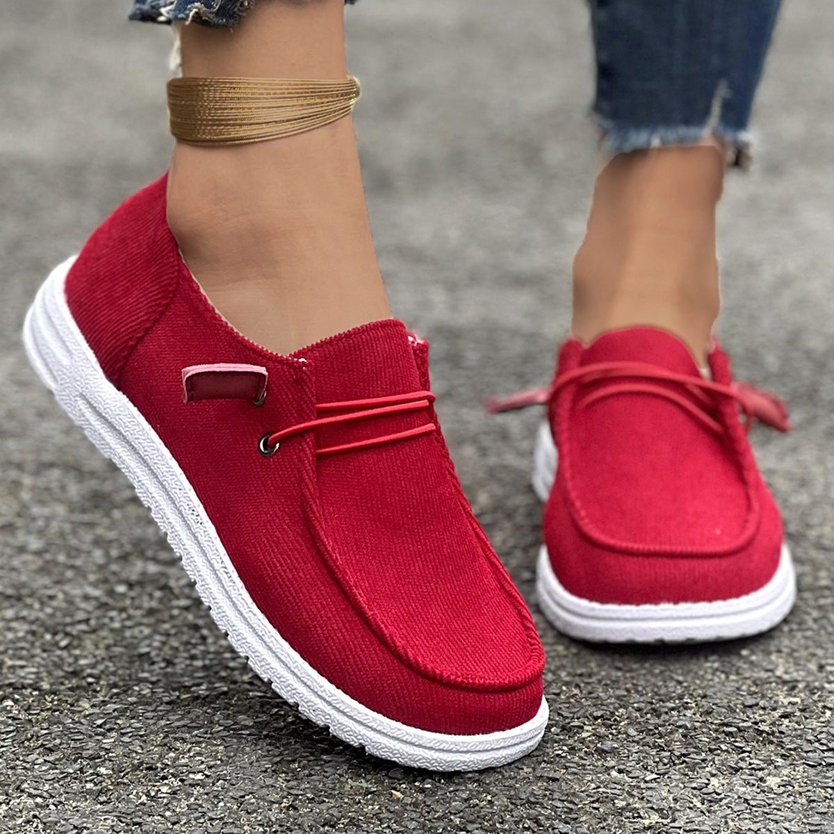 Baskets décontractées à enfiler pour femmes avec semelle antidérapante et dessus en matériau respirant Chic und Stil
