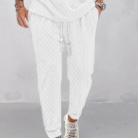 Casual sports pants for men with elastic waist and side pockets Chic und Stil