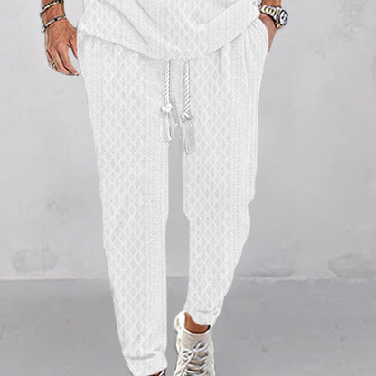 Casual sports pants for men with elastic waist and side pockets Chic und Stil