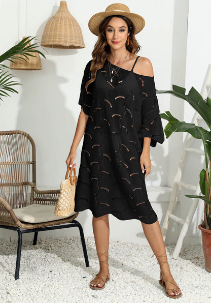 Femmes Robe en crochet taille plus stylée Chic und Stil