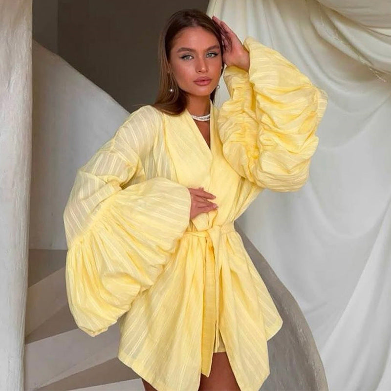 Dames élégant kimono avec des manches volumineuses Chic und Stil