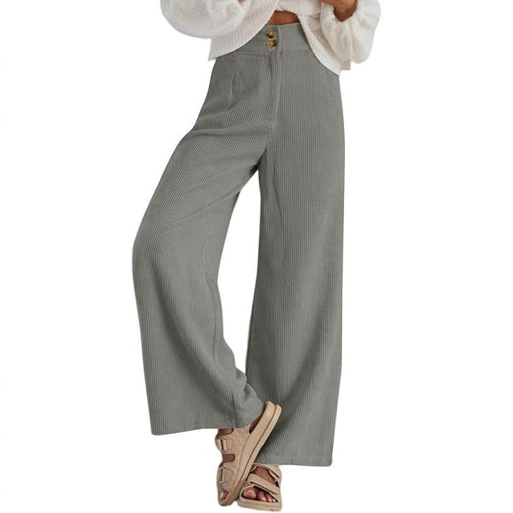 Wide corduroy pants for women Chic and Style