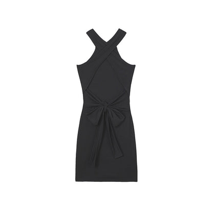 Robe Bodycon à Détail Nœud Femme Chic und Stil