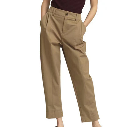 Pantalons plissés taille haute pour femmes Chic und Stil 1750846104