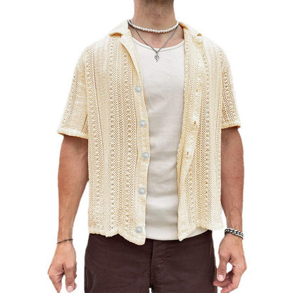 Chemise en tricot à manches courtes pour hommes Chic und Stil