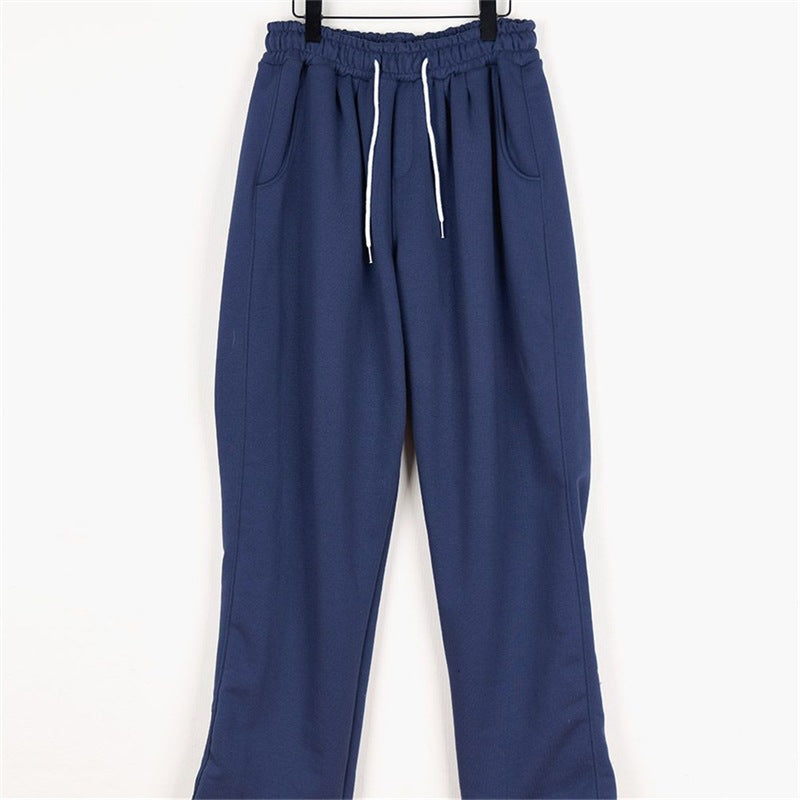 Pantalon de loisirs décontracté pour femmes avec taille élastique et poches pratiques Chic & Stil