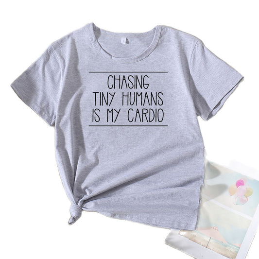 T-shirt de citation sur la parentalité décontracté pour femmes Chic und Stil