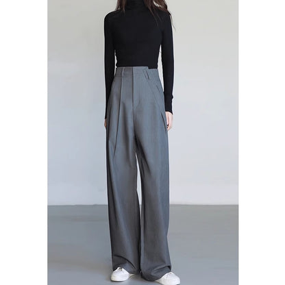 Wide high-waisted custom pants for women Chic und Stil 1750846961