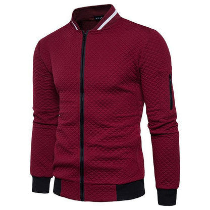 Veste matelassée élégante pour homme avec fermeture éclair intégrale et design structuré Chic und Stil