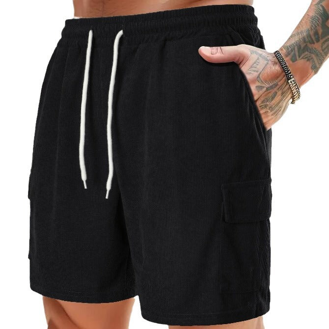 Casual men's pants with practical side pockets and elastic waistband Chic und Stil