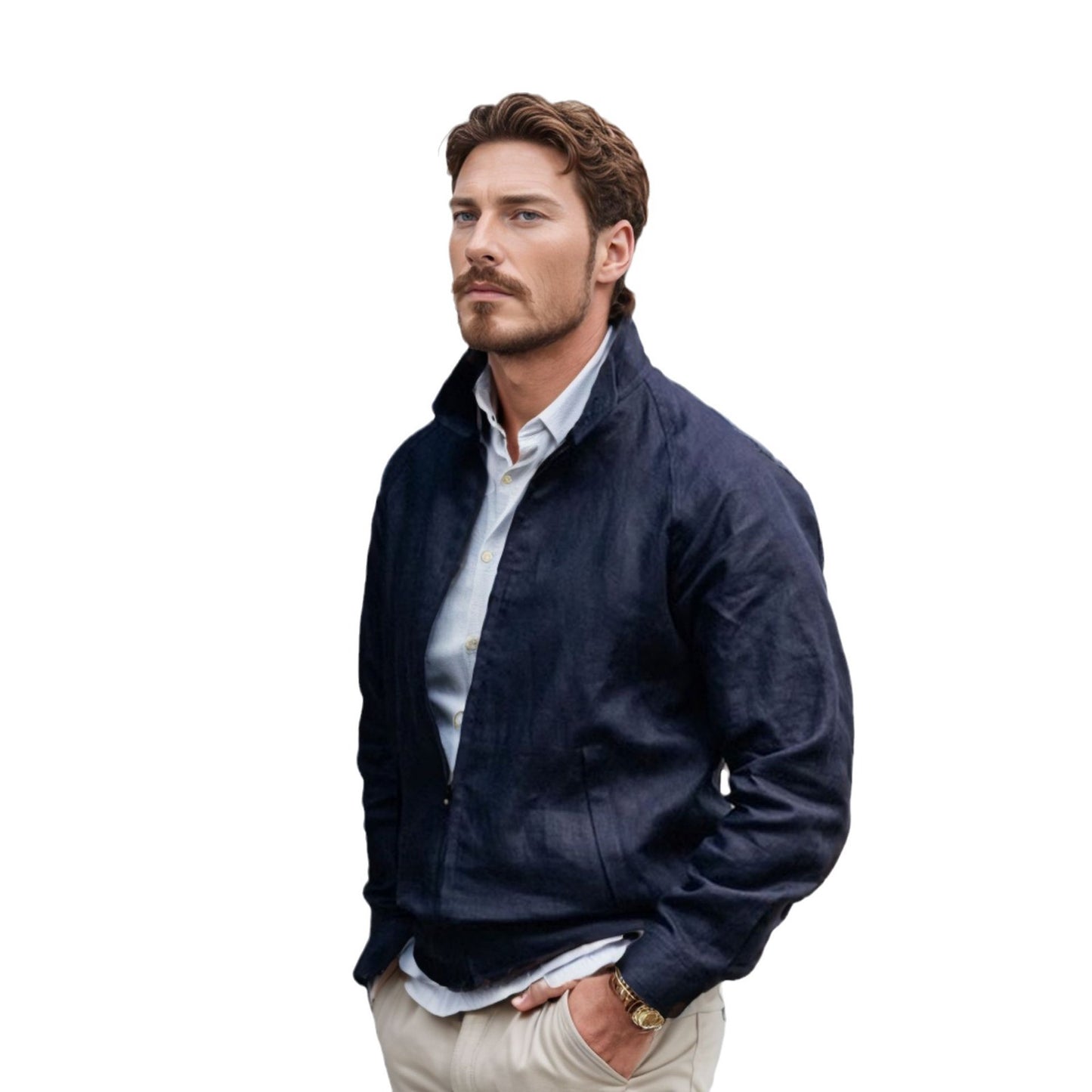 Lightweight transition jacket for men Chic und Stil