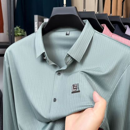 Chemise élégante pour hommes avec un design texturé et des accents modernes Chic und Stil