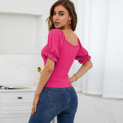 Bodies pour femmes avec manches bouffantes et fronces Chic und Stil