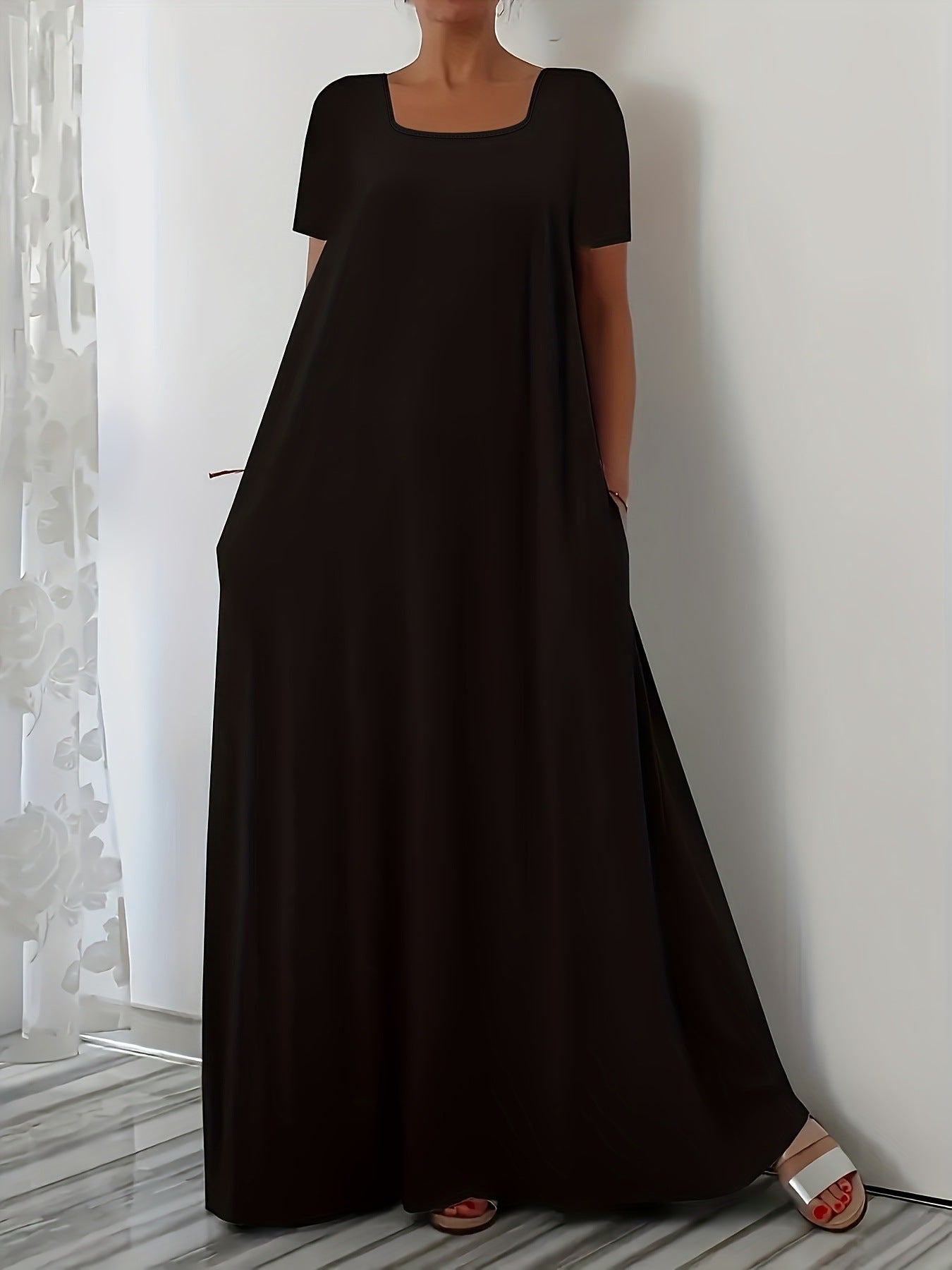 Robe maxi pour femmes avec une coupe ample et des poches pratiques Chic und Stil
