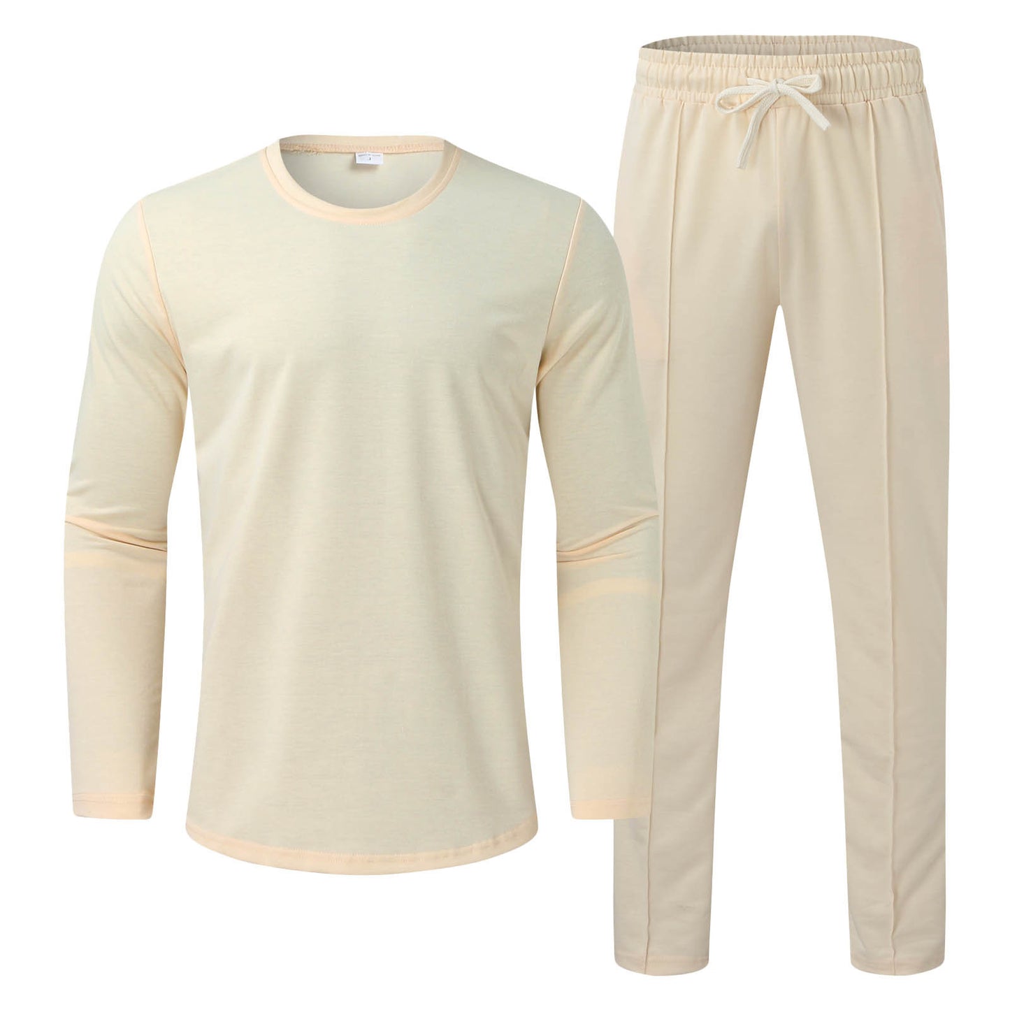 Men Long Sleeve Functional T-Shirt and Comfortable Jogging Pants Chic and Style