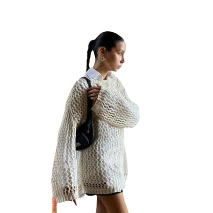 Pull en maille pour femmes au style urbain avec coupe décontractée Chic und Stil